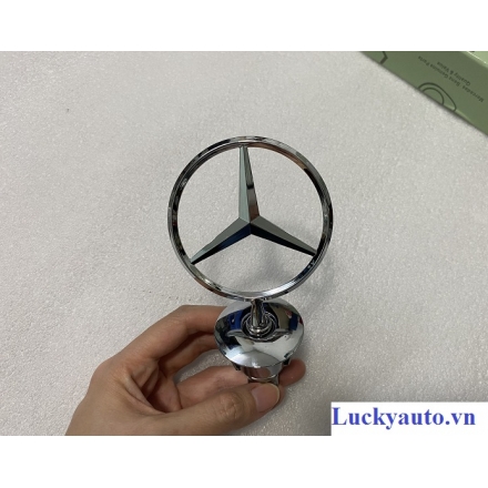 Logo nắp capo Mercedes C200 C250 E250 E300 S550 S600-A2218800086, 2218800086